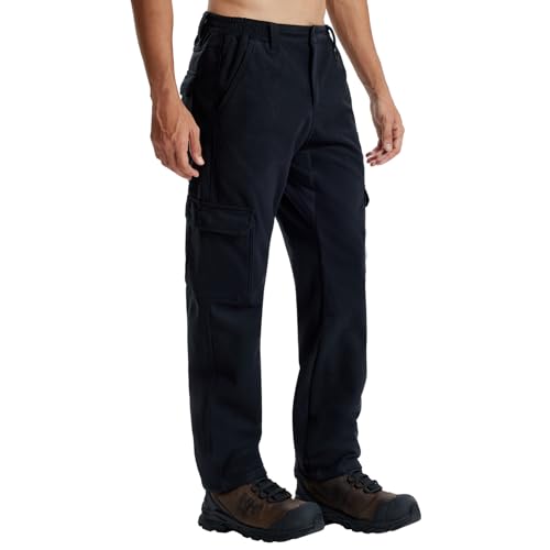Amazon.com: LOOGU Men's Fleece Lined Insulation Tactical Pants